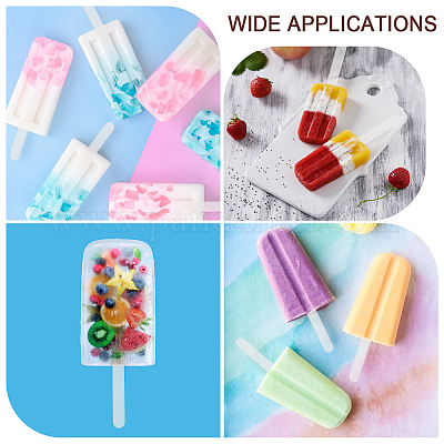 Wholesale CHGCRAFT 60Pcs Acrylic Sticks Reusable Cakesicle Sticks Cake Pop  Mold Ice Pop Sticks Ice Cream Cakesicle Mold for Home Cake Candy Gifts  Party Craft 