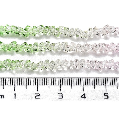 Прозрачные стеклянные бусины&nbsp;GLAA-H023-0M-1