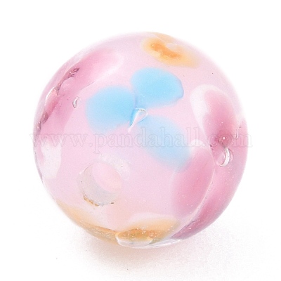 Круглые бусины лэмпворк LAMP-H059-A06-1