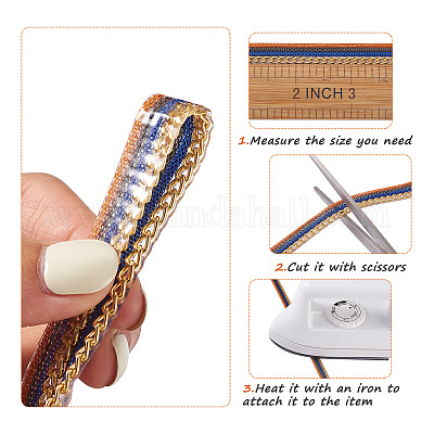 Лента из полиэфирной пряжи FW-TAC0001-04-1