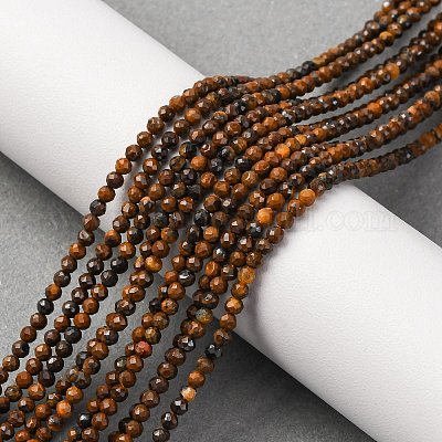 Природные тигр железа бисер нитей G-RM250104-B5-1