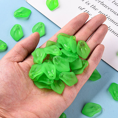 Прозрачные матовые акриловые подвески&nbsp;MACR-S371-03A-734-1