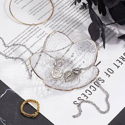 Стеклянные украшения дисплеи&nbsp;AJEW-WH20011-36A-1