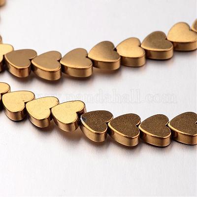 Гальванизировать немагнитных синтетический гематит нитей бисера G-F300-23C-03-1