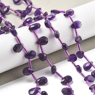 Природный аметист нитей бисера G-C179-G01-01-1