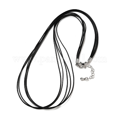 Изготовление ожерелья из двух нитей вощеного шнура толщиной 1 мм MAK-C005-01M-1