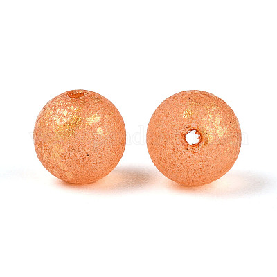 Выпечка окрашенные стеклянные бусины DGLA-N014-8mm-01G-1