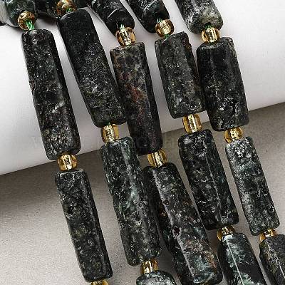 Природные SERAPHINITE нитей бисера G-D353-A05-1