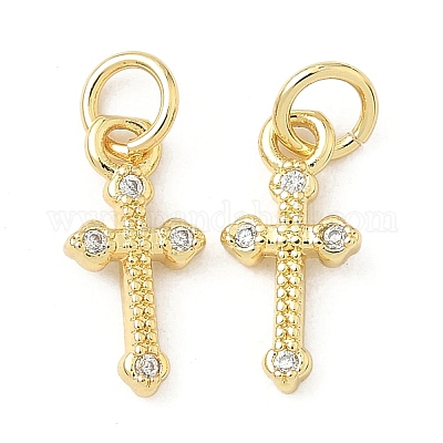 Латунные микро проложить кубического циркония подвески KK-Z120-54G-02-1