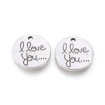 Подвески из сплава на день святого валентина в тибетском стиле TIBEP-5411-AS-LF-1