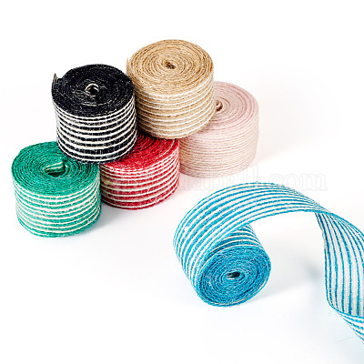 12 м двухцветной мешковинной ленты&nbsp;OCOR-TA0002-50-1