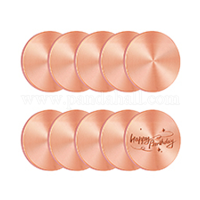 10шт латунные листы AJEW-PH0006-39-1