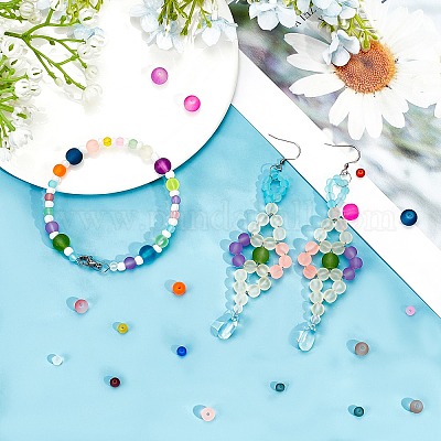 Прозрачные стеклянные бусины&nbsp;GLAA-PH0008-16C-1