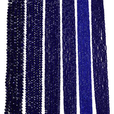 Непрозрачный сплошной цвет имитация нефрита стеклянные бусины пряди EGLA-A044-P6mm-D07-1