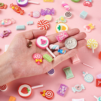 Кабошоны из смолы в стиле 180 шт. CRES-FW0001-02-1