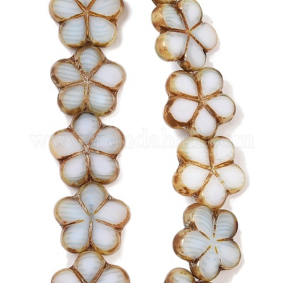 Чешские прессованные стеклянные бусины GLAA-I061-31A-1