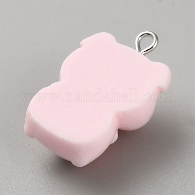 Подвески из непрозрачной смолы в виде свинки RESI-CJC0020-27F-1