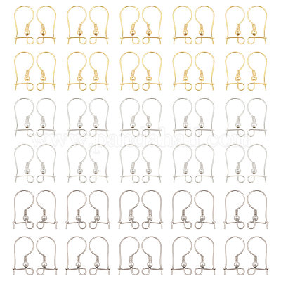 60 шт. 6 стиля фурнитуры для сережек из хирургической нержавеющей стали 316 STAS-CA0002-20-1