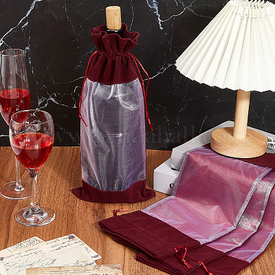 Бархатные мешочки для упаковки бутылок вина ABAG-WH20013-11A-1