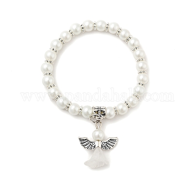 Прекрасном свадебном платье ангела ювелирных изделий для матери и дочери X-BJEW-JB00728-19-1