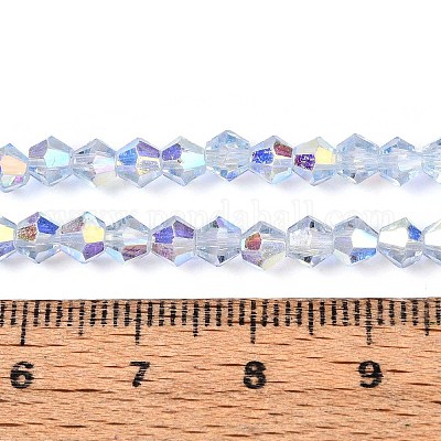 Прозрачные стеклянные бусины EGLA-N021-4mm-01-1