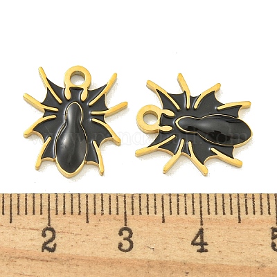 Подвески из нержавеющей стали 304 с ионным покрытием (IP) на тему Хэллоуина STAS-M011-02C-1