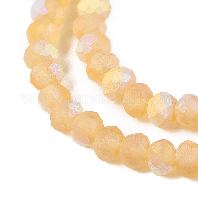 Прозрачные стеклянные бусины EGLA-A044-T2mm-MB03-1