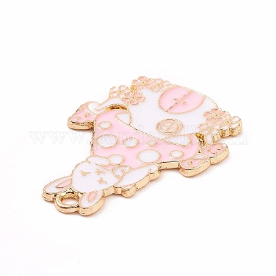 Подвески из эмали и сплава ENAM-M055-03G-01-1