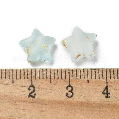 Прозрачные акриловые бусины градиентного цвета X1-OACR-M023-04I-1