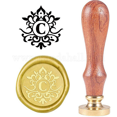 Wholesale CRASPIRE Customized Wax Seal Stamp Personalized Logo Design Custom  Sealing Wax Stamp Vintage Retro Brass Copper Sealing Stamp with Wooden  Handle for Wedding Invitation Gift(20) 
