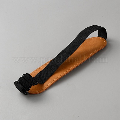 Чехол для ручки из искусственной кожи AJEW-WH0695-095B-1