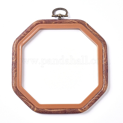 Plastic Cross Stitch Embroidery Hoops FIND-WH0052-14-1