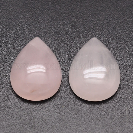 Cabochons de quartz rose naturel en forme de larme G-K026-01-1