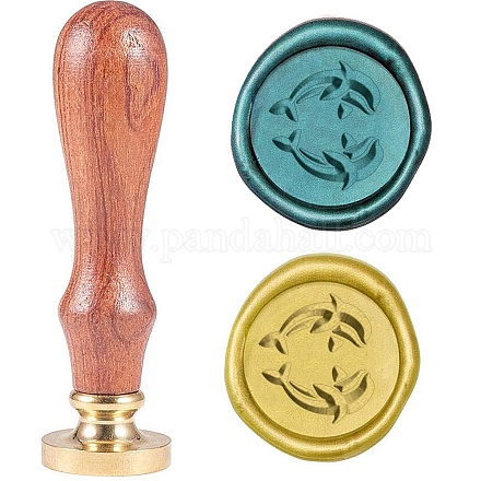 Wax Seal Stamp Set AJEW-WH0206-008-1