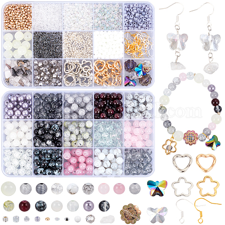 Наборы для изготовления сережек с подвесками своими руками DIY-SP0002-57-1