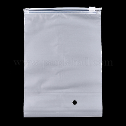 Frosted PE Jewelry Zip Lock Storage Bags ABAG-T010-01A-1