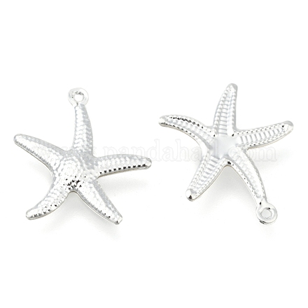 Starfish/Sea Stars Brass Pendants KK-L134-11S-1