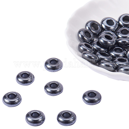 Non-magnetic Synthetic Hematite Beads PH-G-P061-10-1