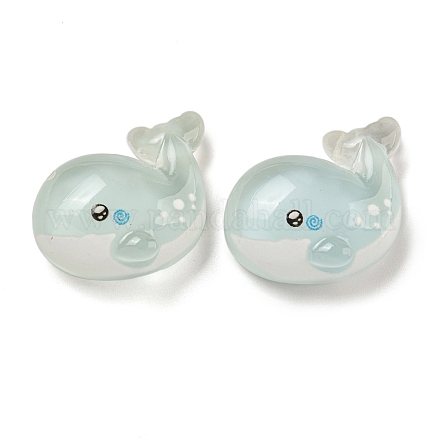 Кабошоны из непрозрачной смолы с тематикой ледяного океана CRES-D040-02A-1