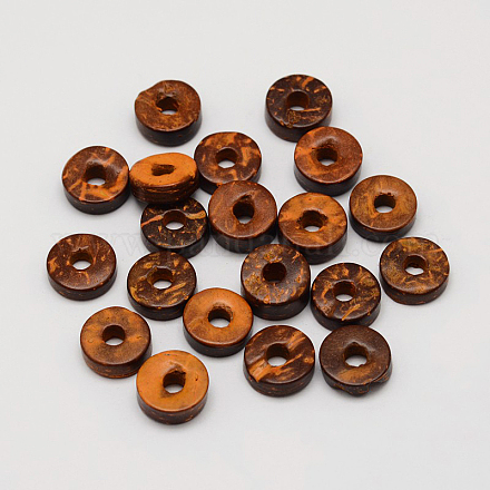 Dyed Donut Coconut Beads COCB-M001-9mm-03-1