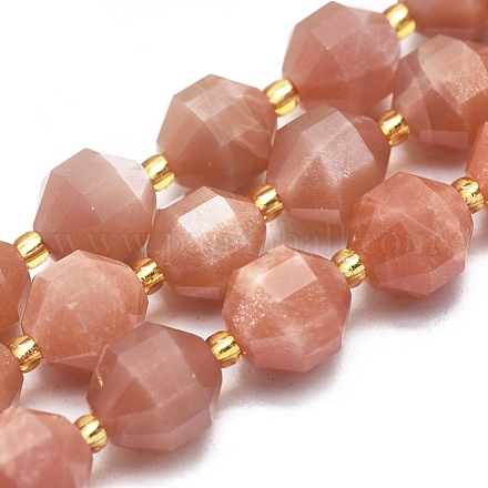 Natürliche sunstone Perlen Stränge G-K303-A08-10mm-1