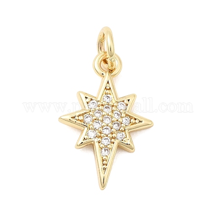 Латунные микро проложить кубического циркония подвески KK-D105-03G-1