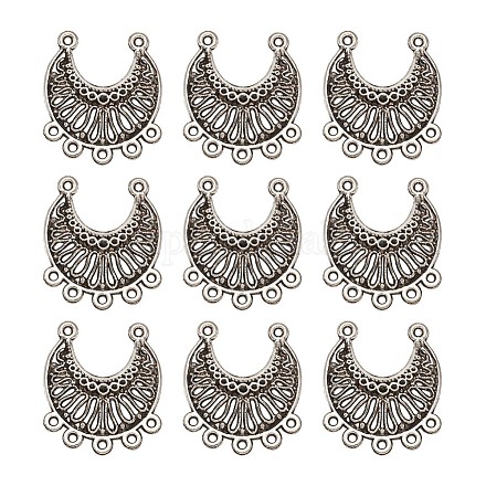Tibetan Style Alloy Chandelier Components Links PALLOY-TA0001-21AS-1