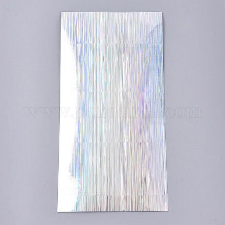 Láminas de vinilo artesanales adhesivas holográficas impermeables DIY-WH0167-03D-1