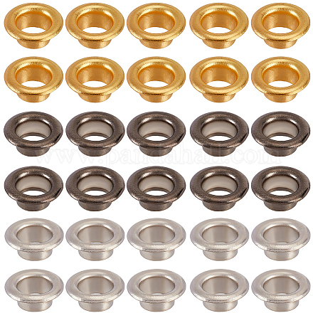 750 шт. 3-х цветный латунный сердечник в европейском стиле&nbsp;KK-GF0001-19-1