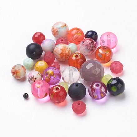 Perles de verre et de pierres gemmes GLAA-E340-03-1