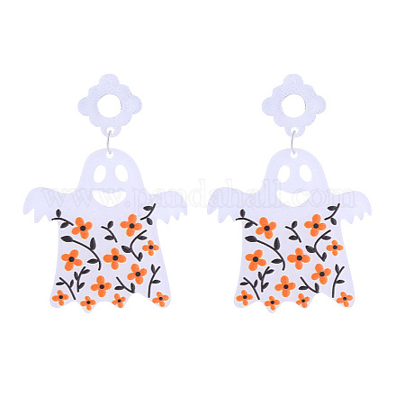 Акриловые серьги-гвоздики на Хэллоуин FS-WGAFD0C-07-1