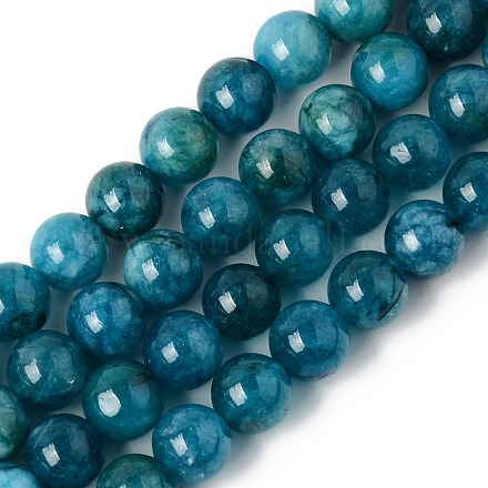 Chapelets de perles de quartz naturel X-G-R479-10mm-03-1