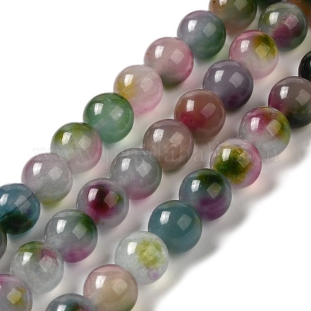 Natural Dyed Jade Beads Strands G-M402-C03-09-1