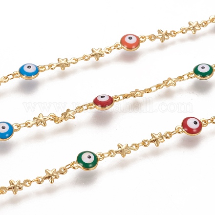 Handmade Brass Link Chains CHC-I034-20G-1